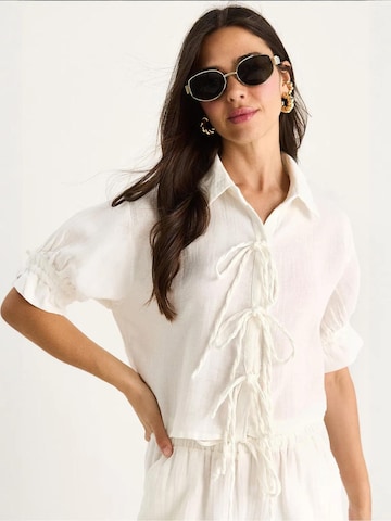 Camicia da donna di Bianco Lucci in bianco