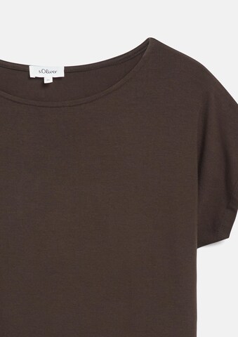 s.Oliver T-Shirt in Braun