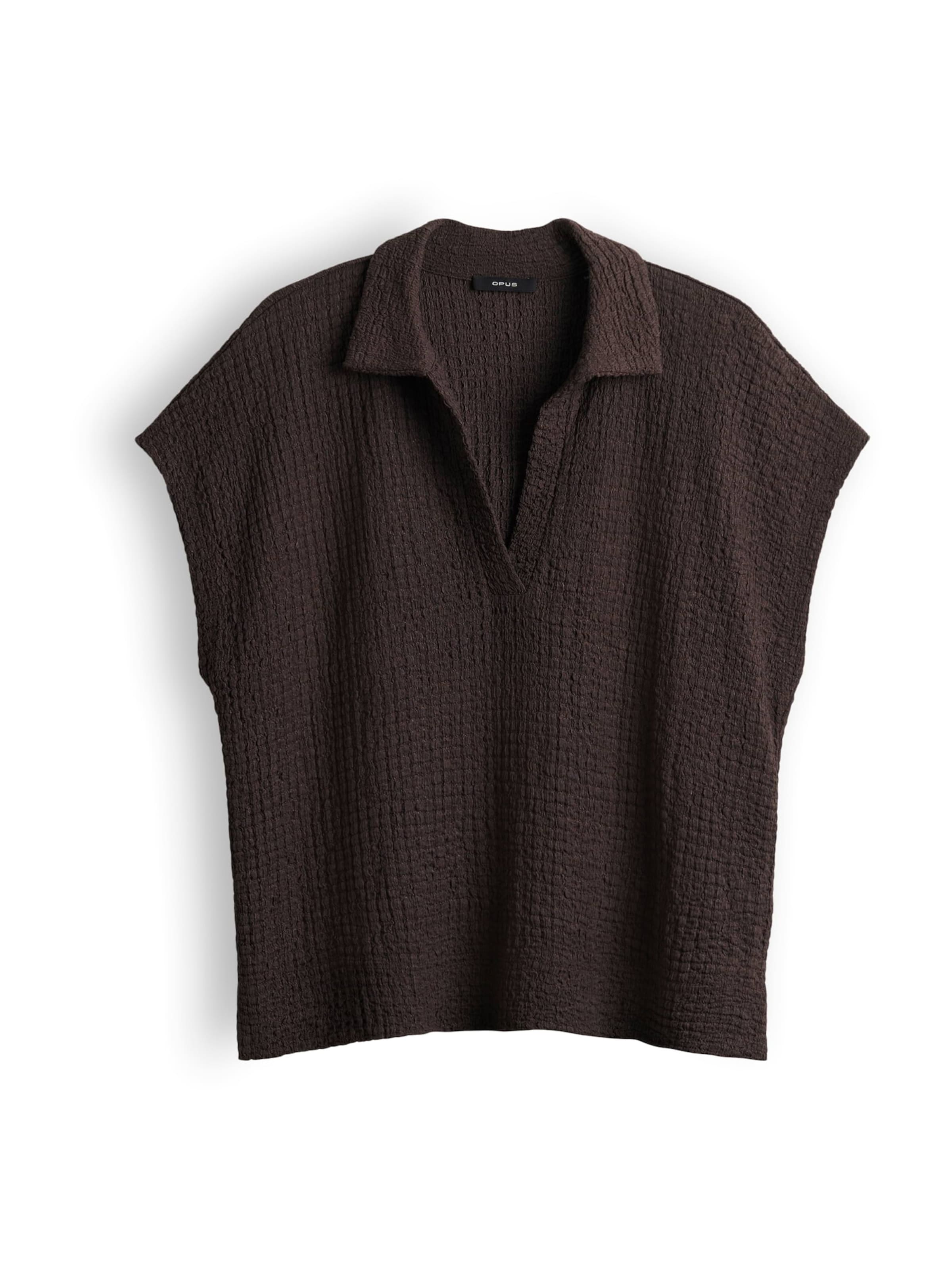 OPUS Bluse 'Sipin' in Braun: Vorderseite