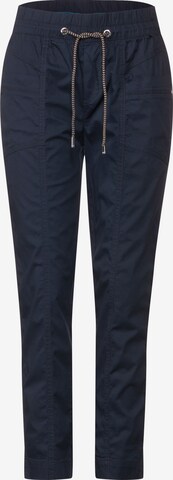 STREET ONE Zúžený Kalhoty – modrá: přední strana