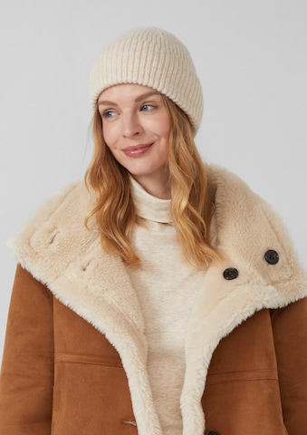 s.Oliver Mütze in Beige: Vorderseite