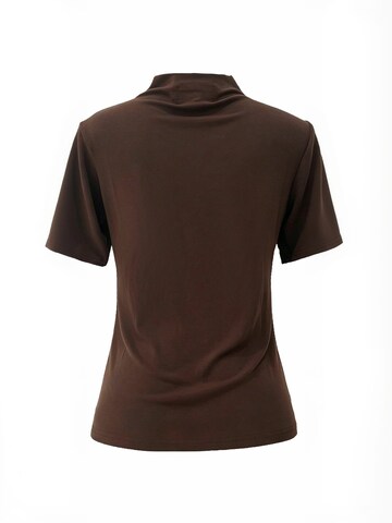 Haut ' LISE ' Liberte Essentiel en marron : derrière