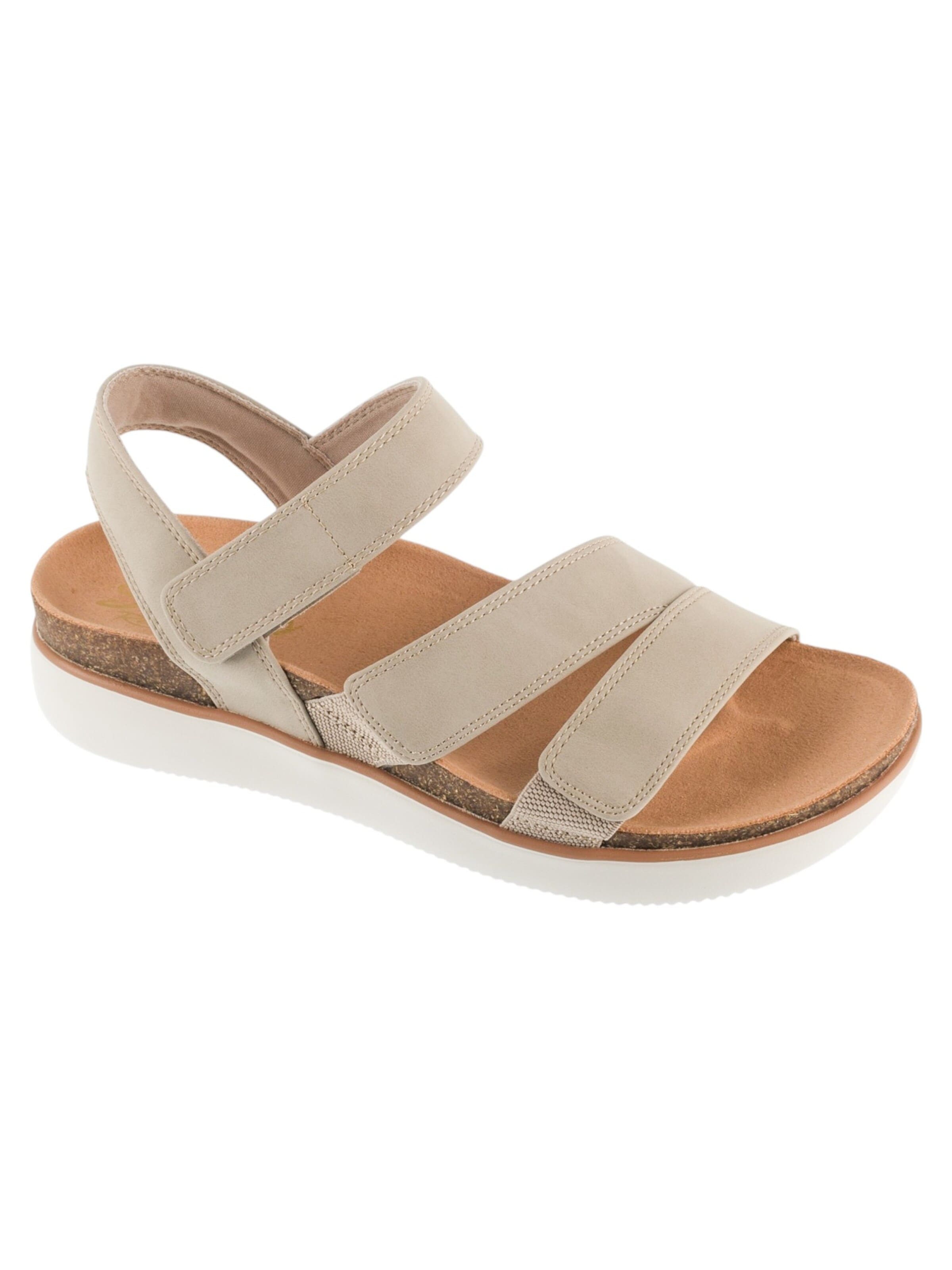 SKECHERS Sandaal 'Skechers Lifted Comfort' in Grijs: voorkant