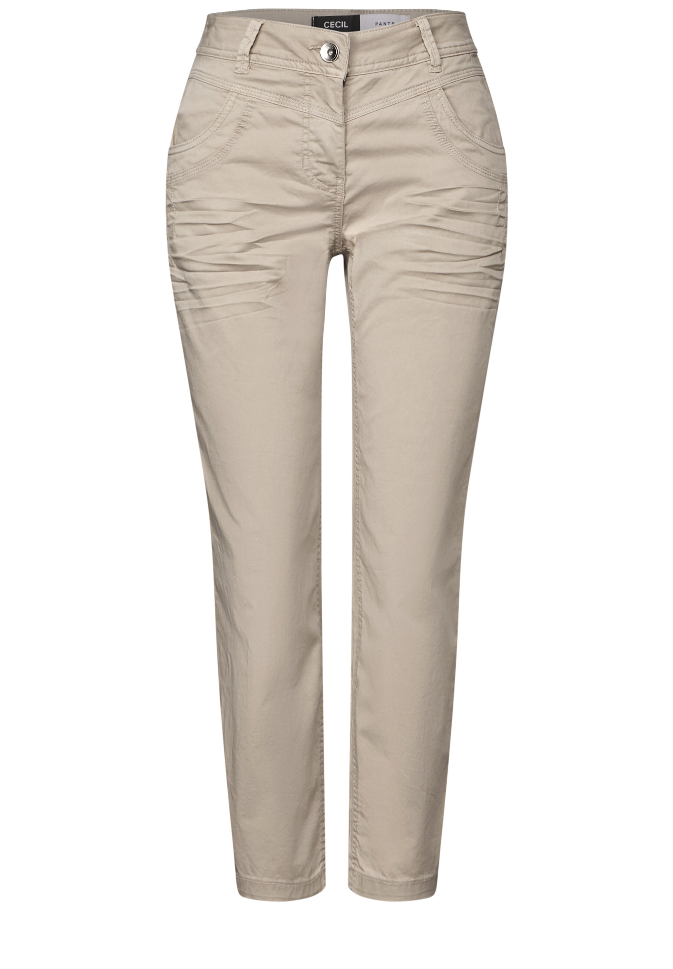 CECIL Pants in Beige: front