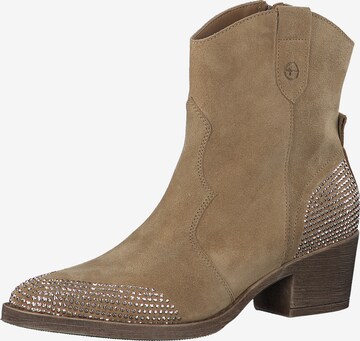 TAMARIS Cowboy Boots in Beige: front