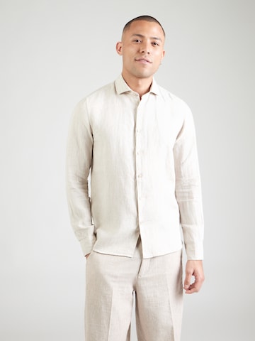 Dstrezzed - Ajuste regular Camisa 'Jagger' en beige: frente