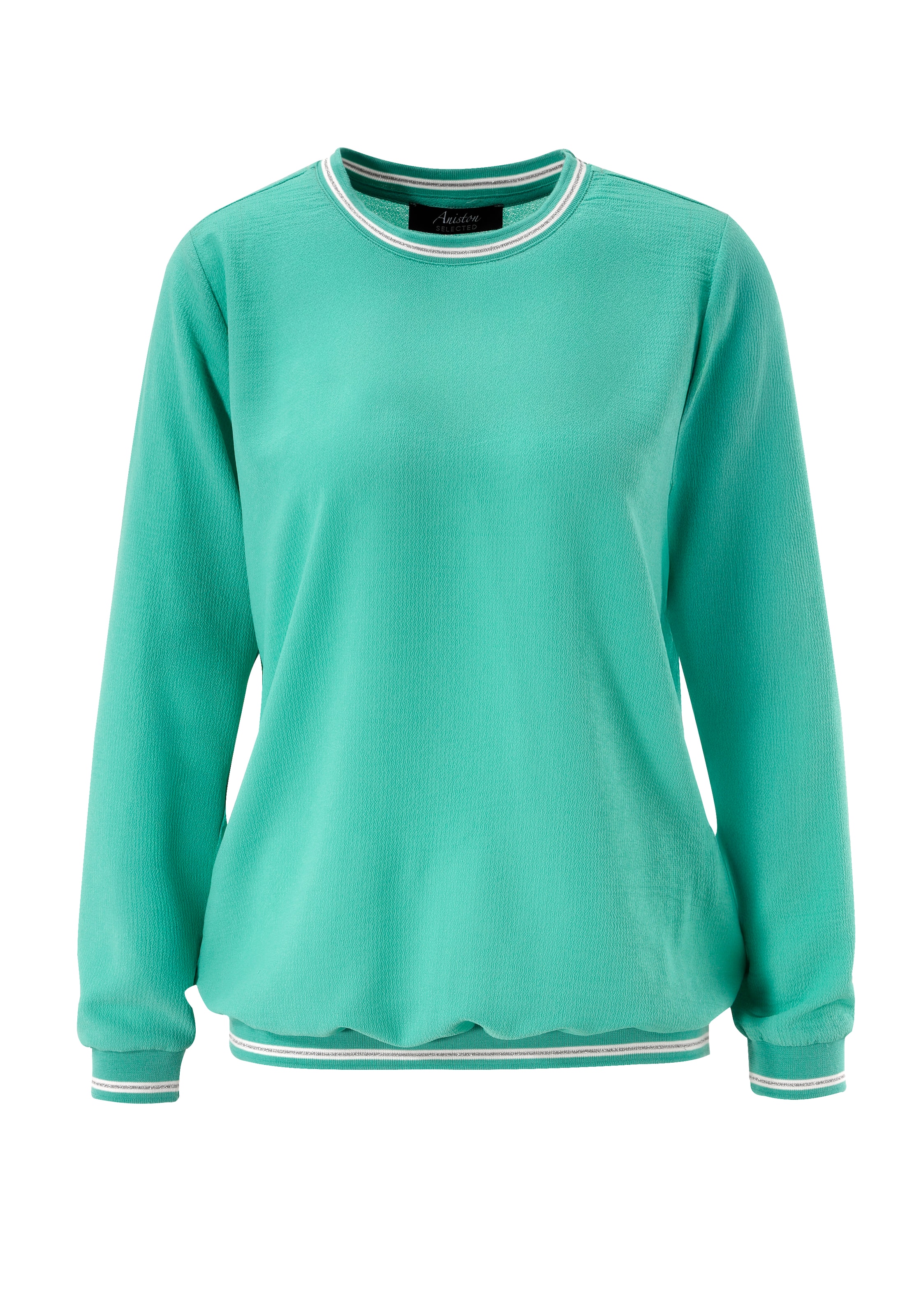 Aniston SELECTED Bluse in Grün: Vorderseite