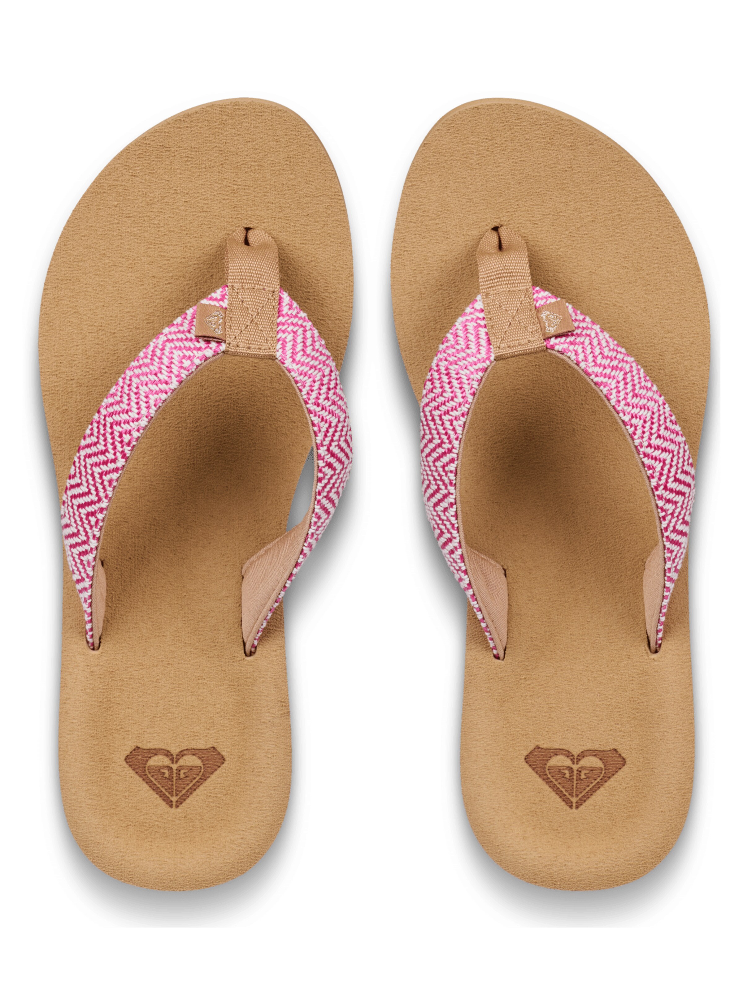 ROXY T-Bar Sandals 'Porto' in Pink