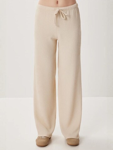 Wide leg Pantaloni 'Hose' di Happiness İstanbul in beige: frontale