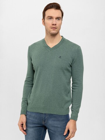 Daniel Hills Pullover i grøn