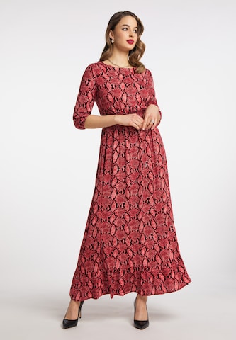 faina Dress in Red: front