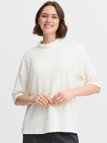 Camicia da donna 'LAJLA BL 1' di Fransa in beige: frontale