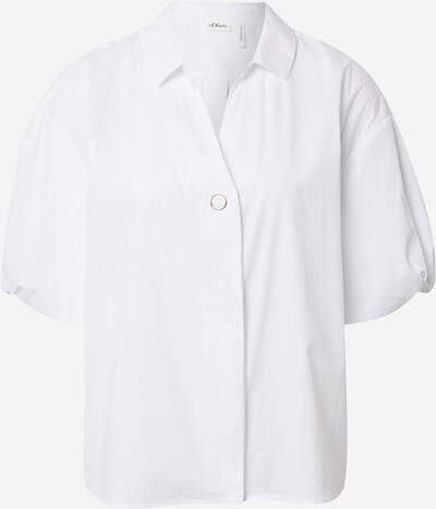 s.Oliver BLACK LABEL Bluse in weiß, Produktansicht
