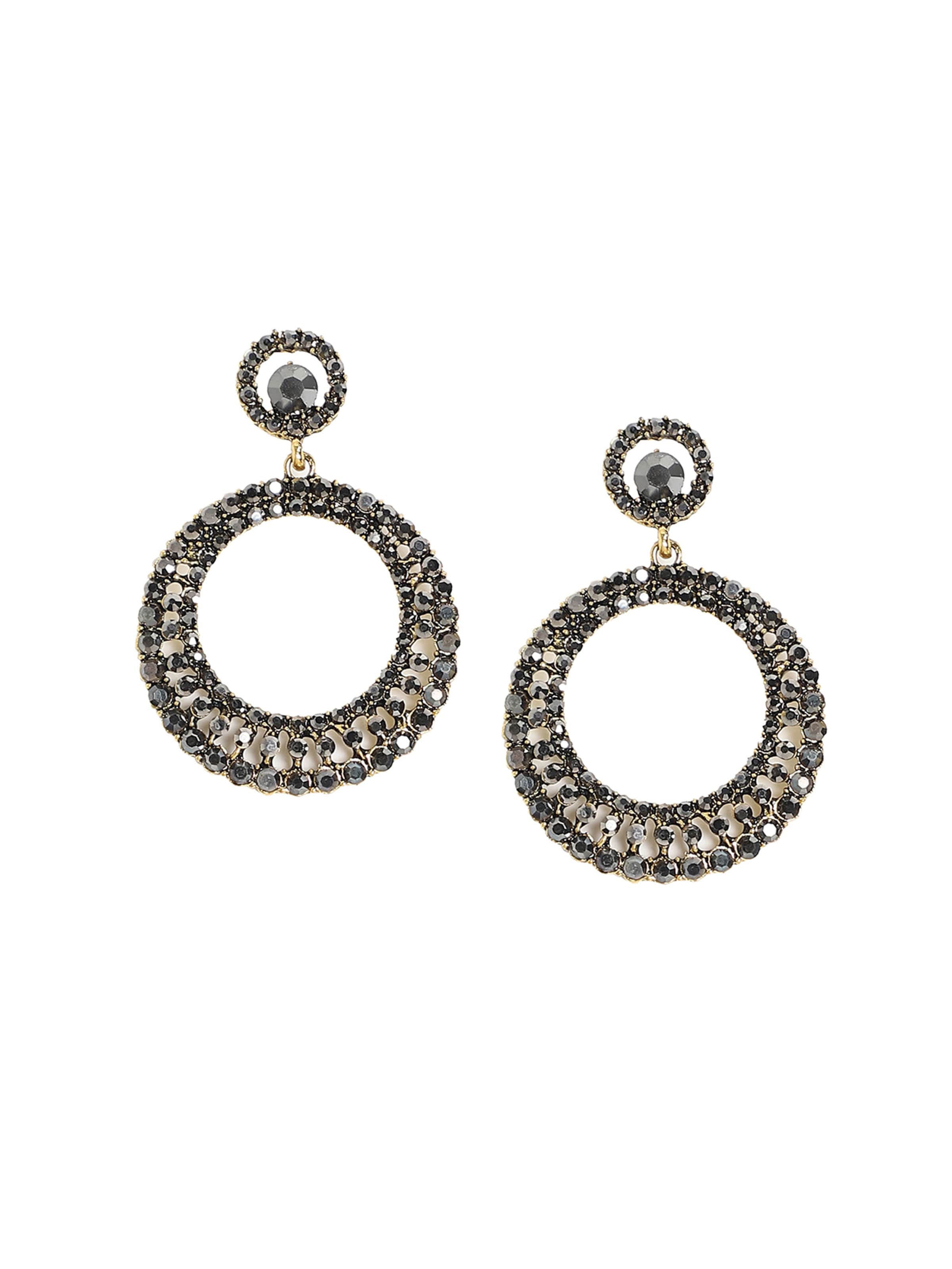 Cercei de la SOHI pe argintiu: față