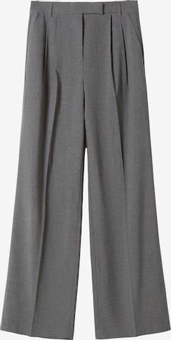 Regular Pantalon à pince Bershka en gris : devant