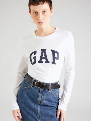 GAP Shirt in Wit: voorkant