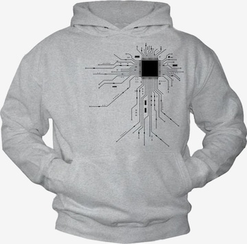 MAKAYA Sweatshirt in Grey: front