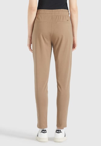 khujo Slim fit Trousers 'Lyndsy' in Brown