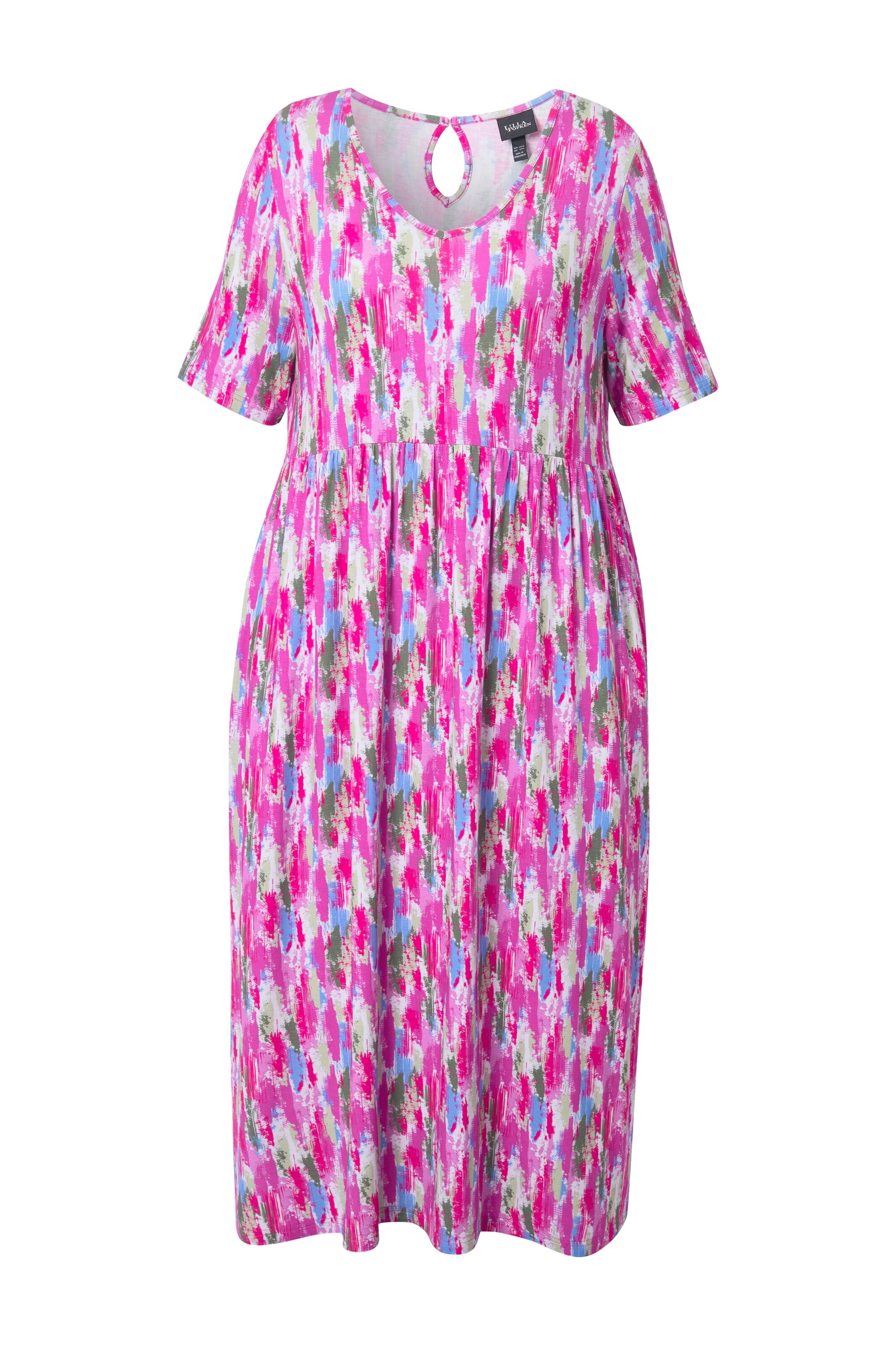 Ulla Popken Kleid in Pink: Vorderseite