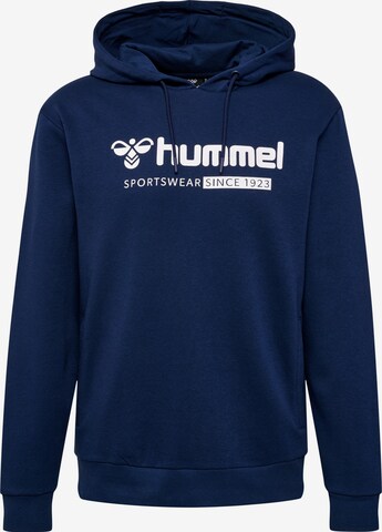 Sweat-shirt Hummel en bleu : devant