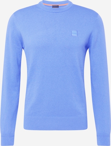 BOSS Orange - Pullover 'Kanovano' em azul: frente