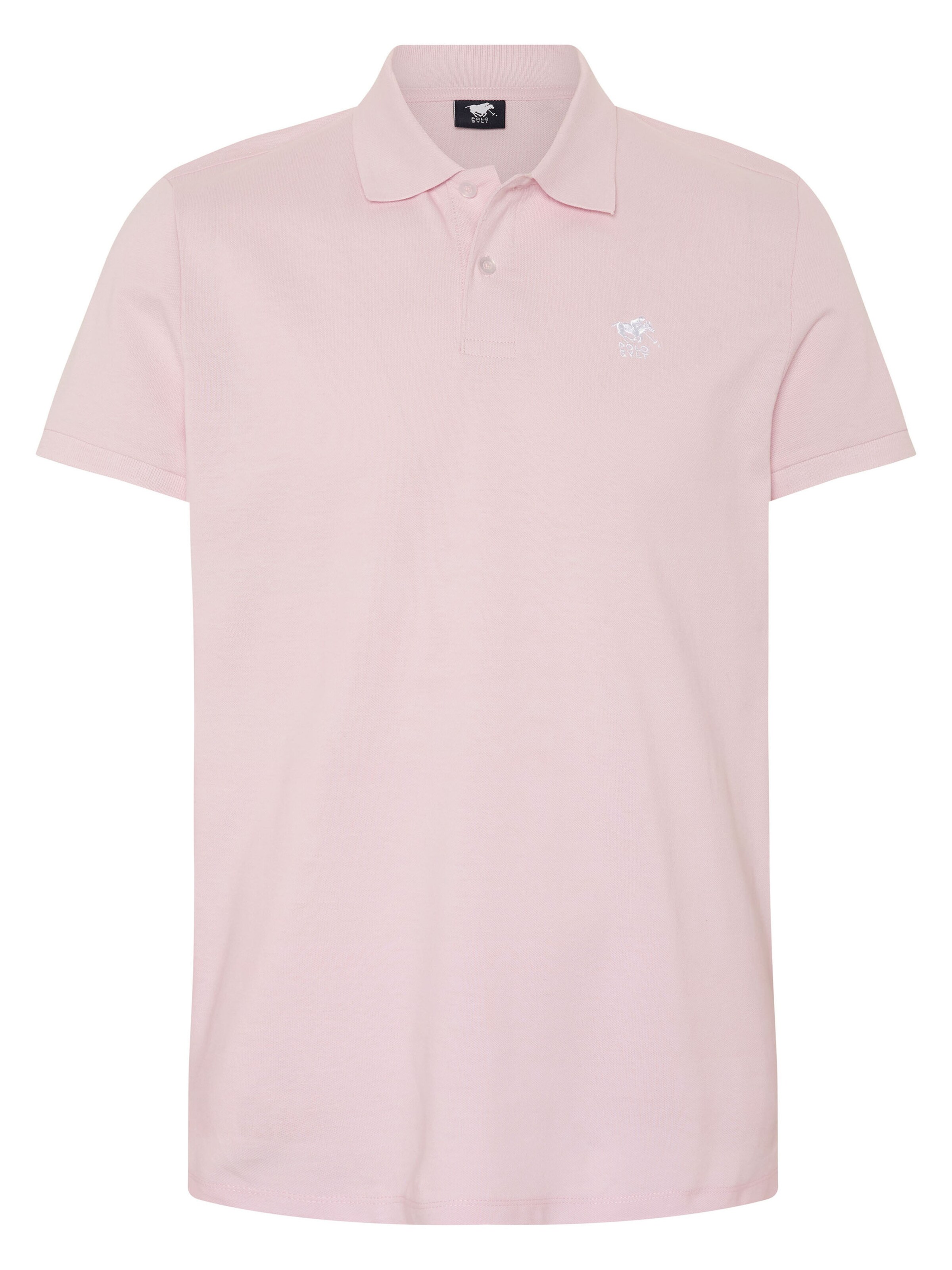 Polo Sylt Shirt in Pink: front