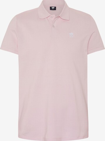 Polo Sylt Shirt in Pink: front