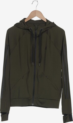 ADIDAS PERFORMANCE Sweatshirt & Zip-Up Hoodie in S in Green: front