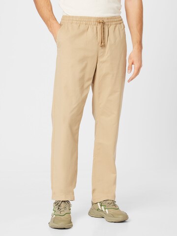 VANS Regular Broek 'Range' in Beige: voorkant