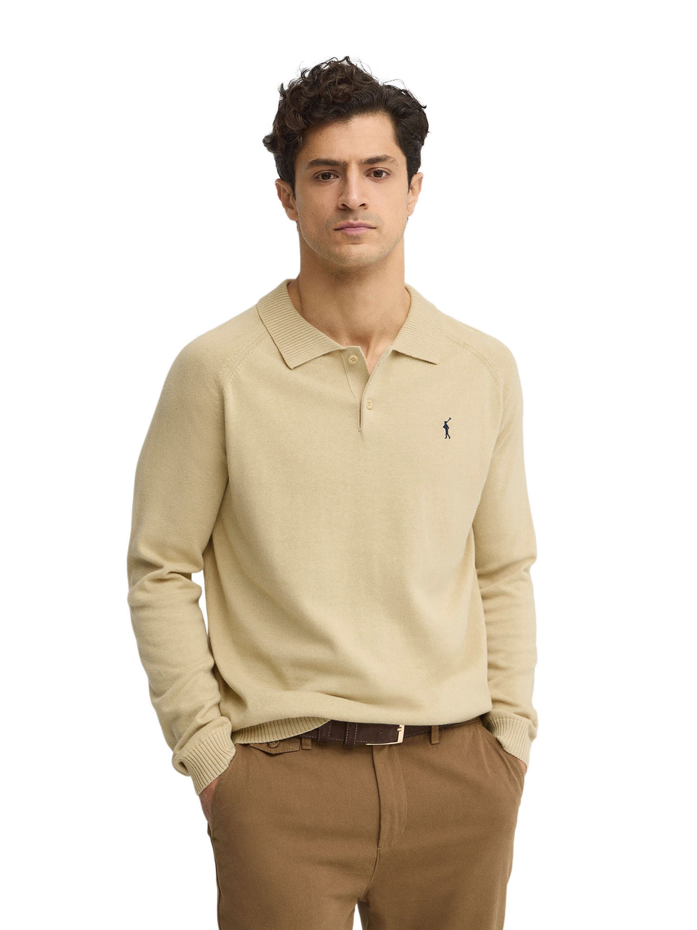 Polo Club Pullover 'Rigby Go' in Beige: Vorderseite