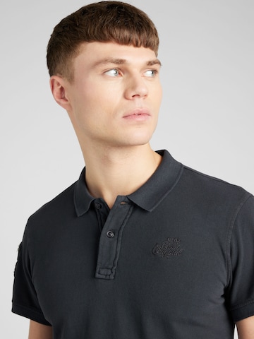 BLEND Poloshirt in Schwarz