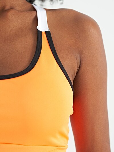 Tommy Life Sporttop in L in de kleur Oranje, Productweergave