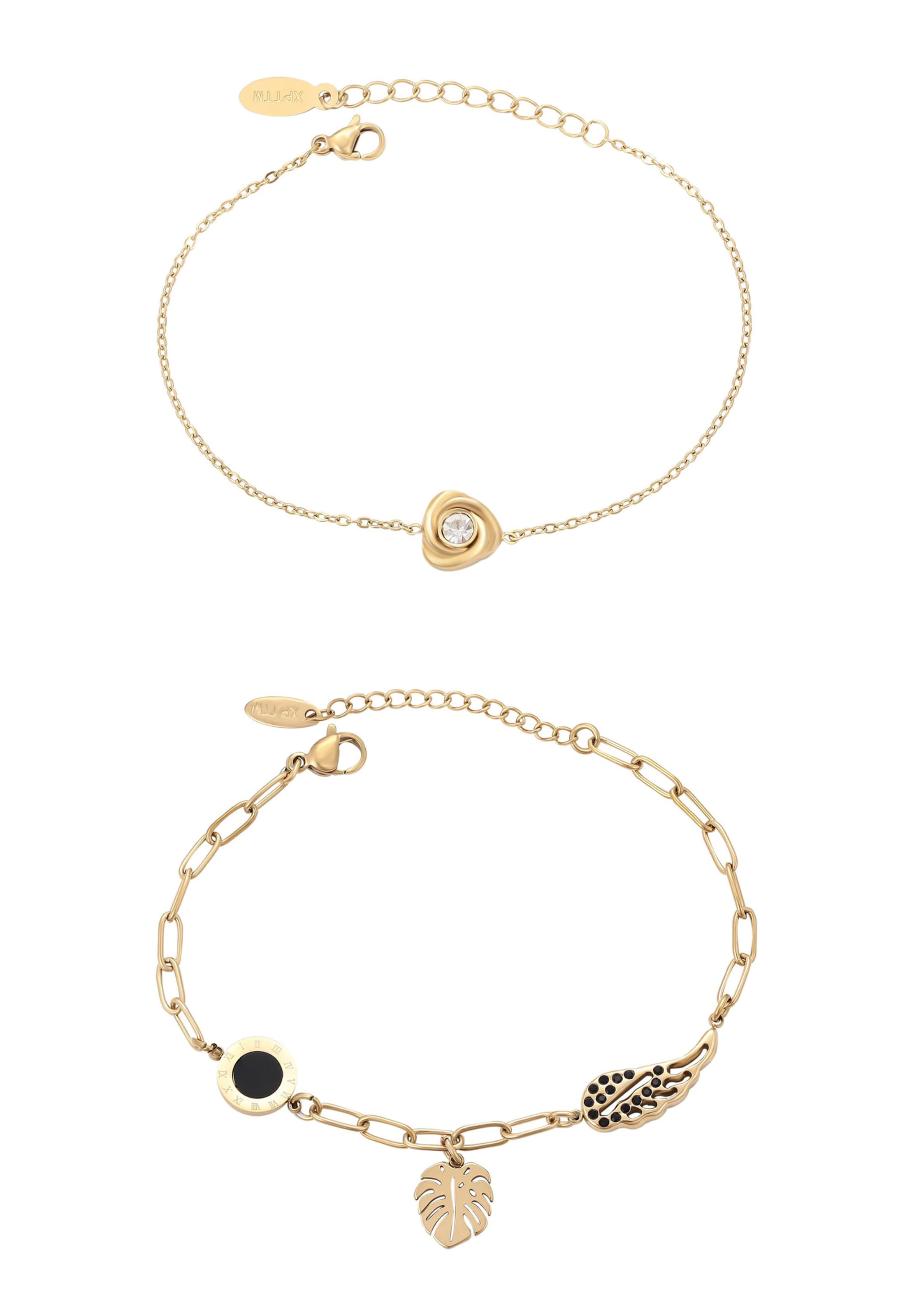 faina - Pulsera en oro: frente
