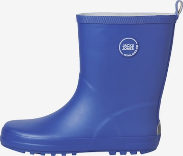 Jack & Jones Junior Rubber boot in Blue: front