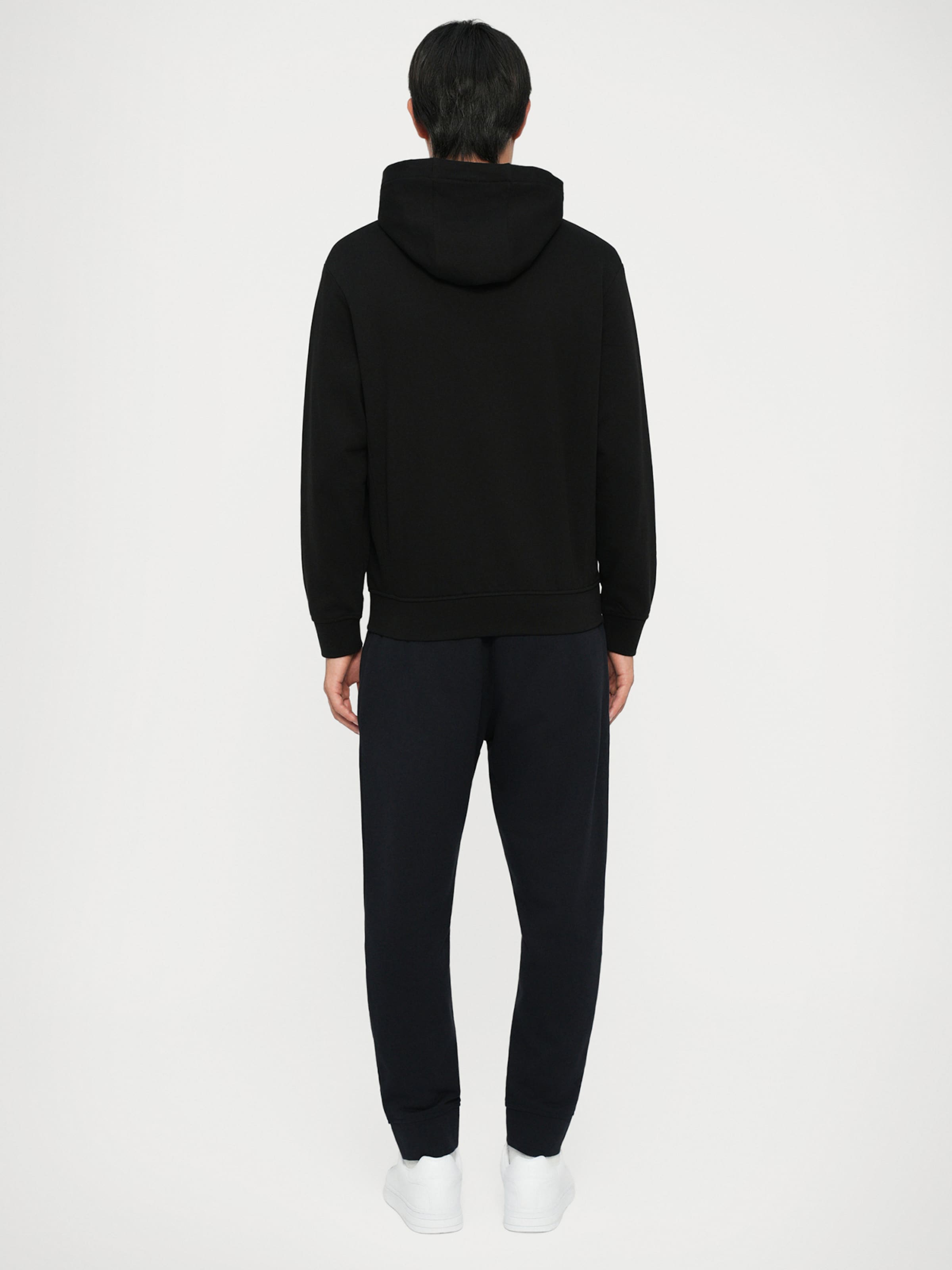 ARMANI EXCHANGE Zip-Up Hoodie in Black | ABOUT YOU