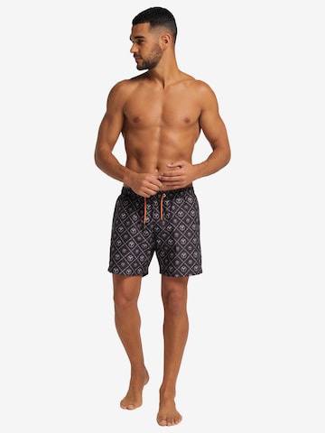 Shorts de bain 'Carazzato' Carlo Colucci en noir