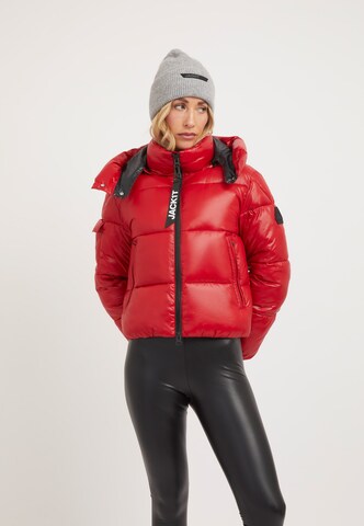 Veste d’hiver JACK1T en rouge : devant