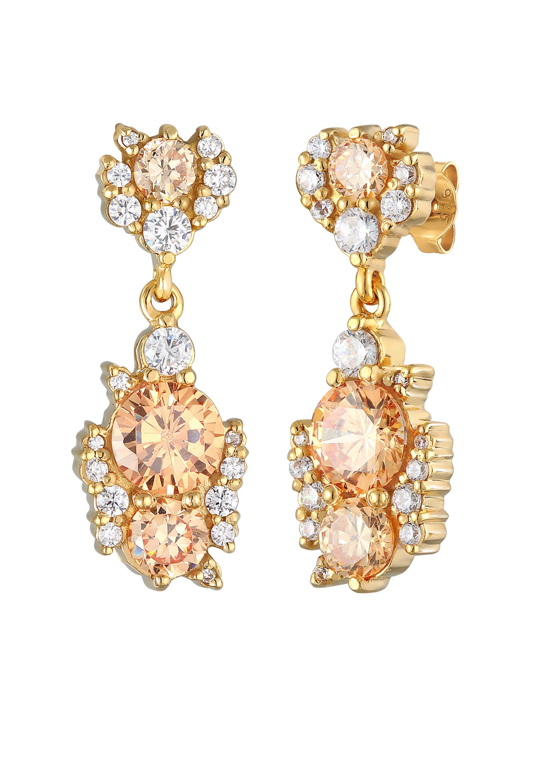 Boucles d'oreilles ELLI PREMIUM en or : devant