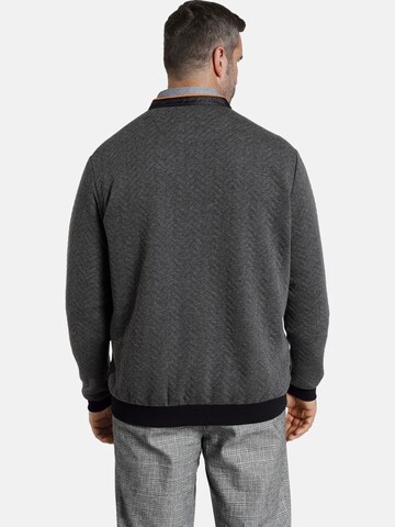 Charles Colby Zip-Up Hoodie 'Annthony' in Grey