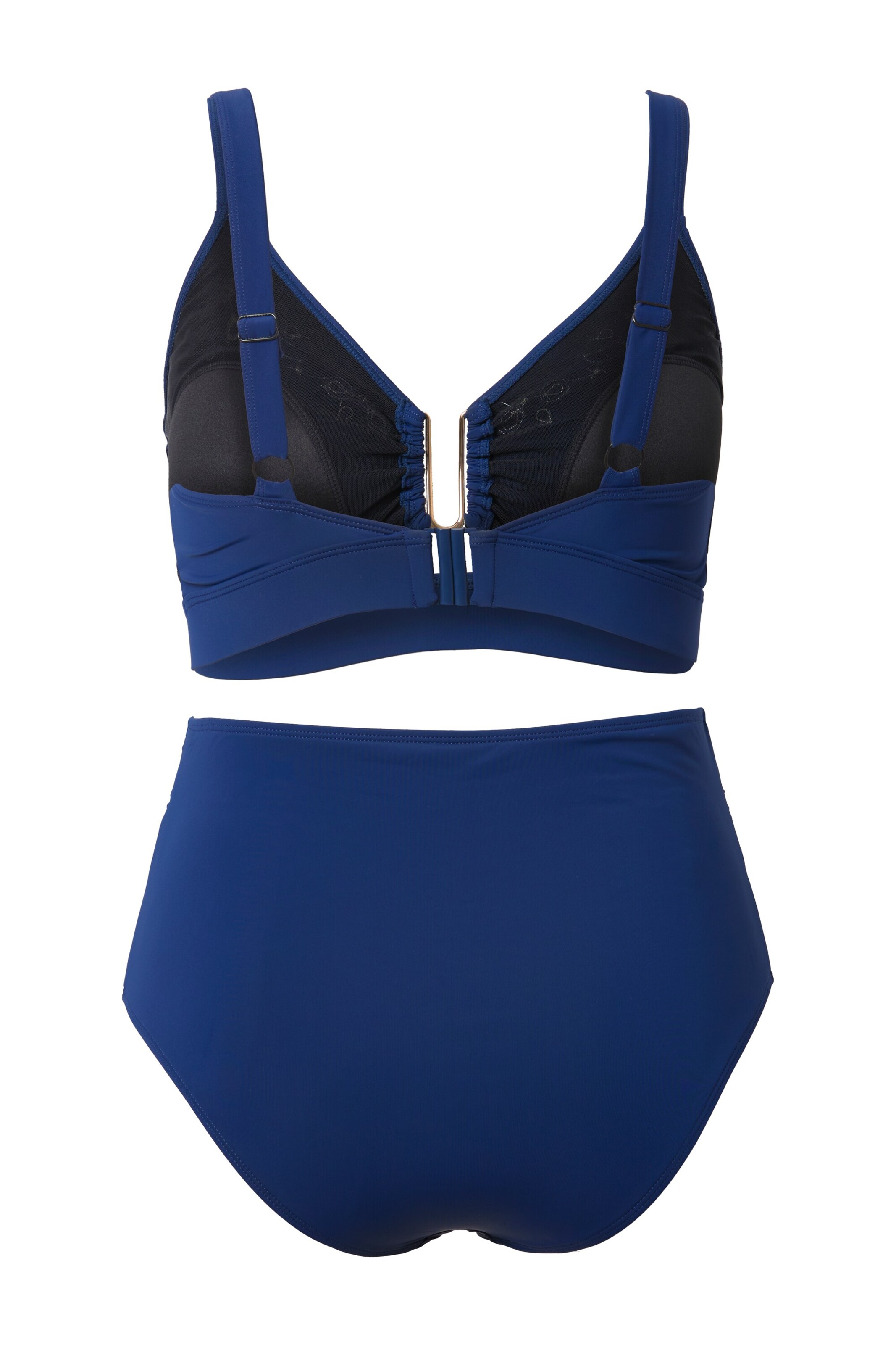 Ulla Popken T-shirt Bikini in Blue