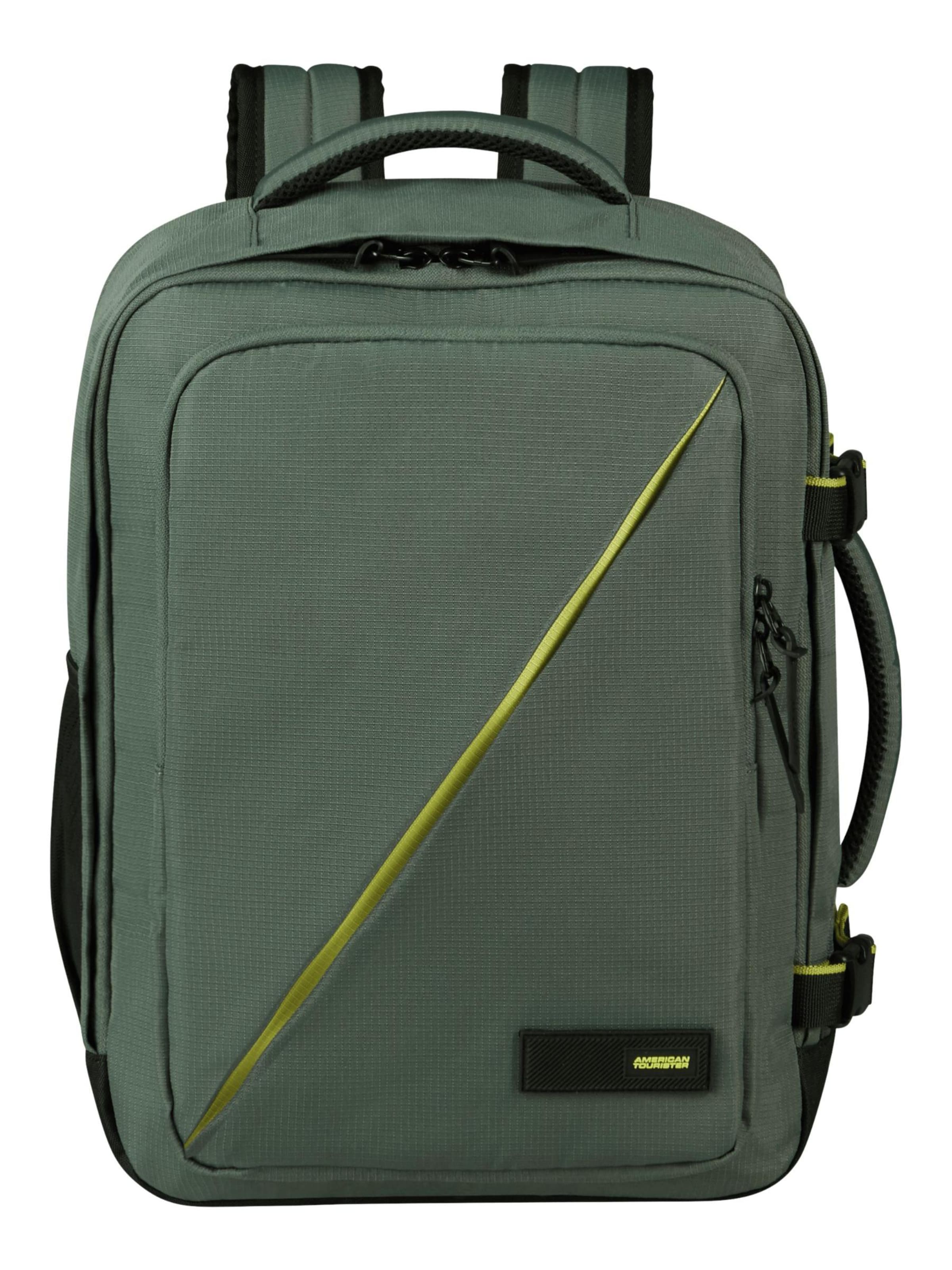 Zaino di American Tourister in verde: frontale