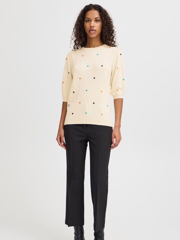 ICHI Sweater 'IH DIANE' in Beige