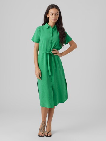 Vero Moda Petite Blusekjole 'QUEENY' i grøn