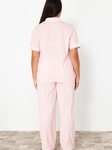 Trendyol Curve Pyjama in Pink
