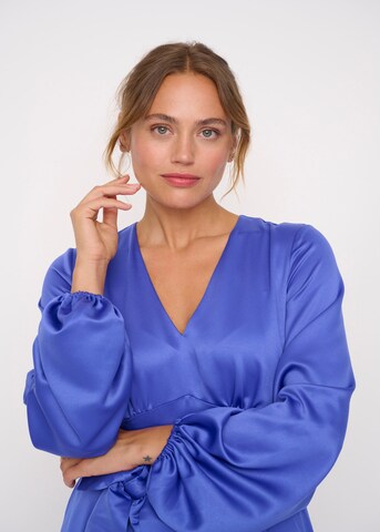 Robe de soirée KLEO en bleu