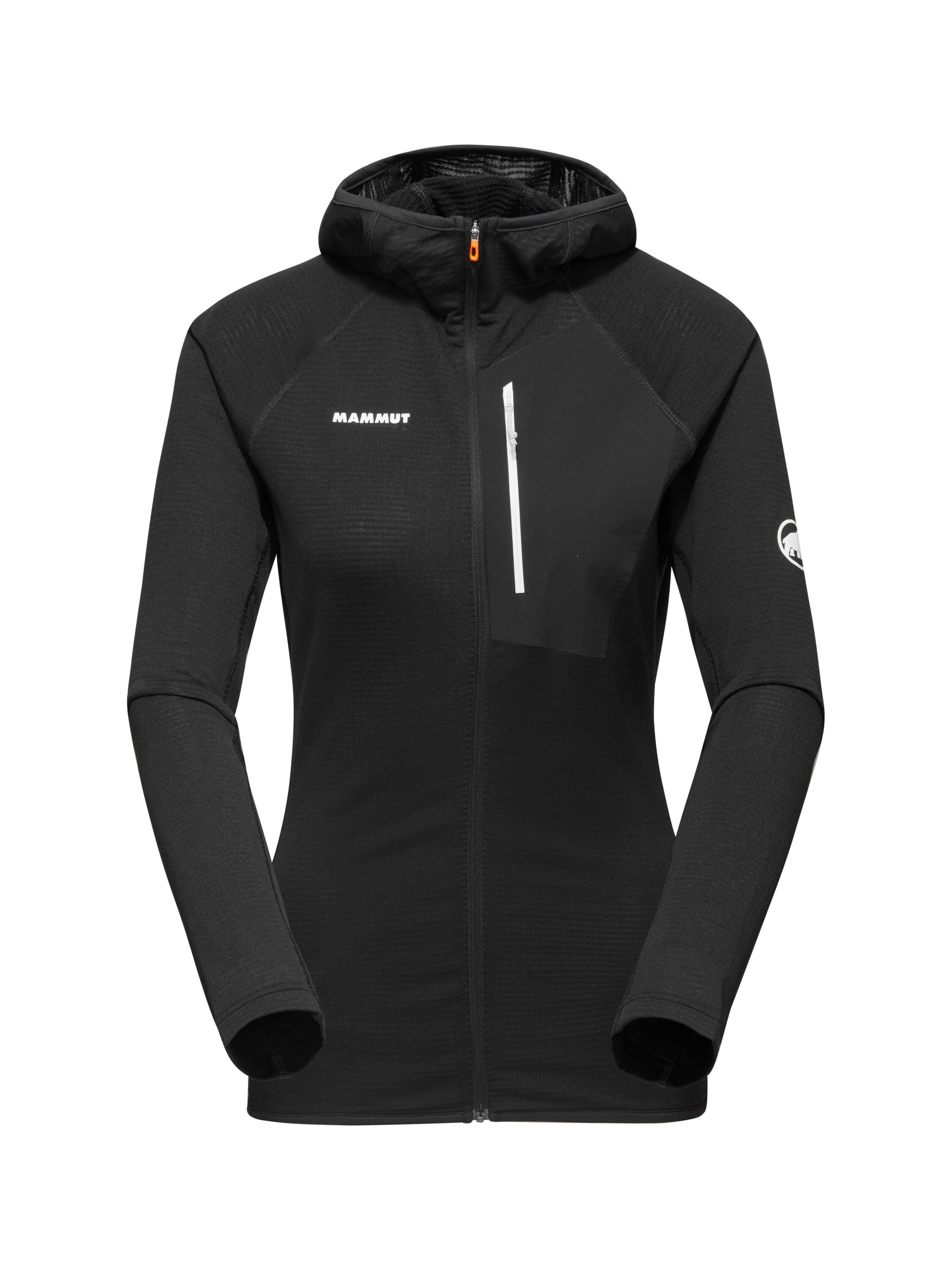 MAMMUT Funktionsfleecejacke 'Aenergy Light' in Schwarz: Vorderseite