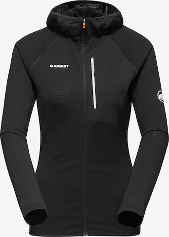 MAMMUT Funktionsfleecejacke 'Aenergy Light' in Schwarz: Vorderseite