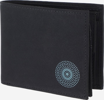 OXMOX Portemonnaie 'New Cryptan' in Schwarz: Vorderseite