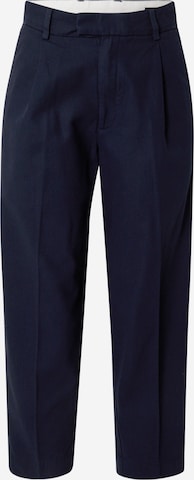 HOPE Loose fit Pleated Pants 'ALTA' in Blue: front