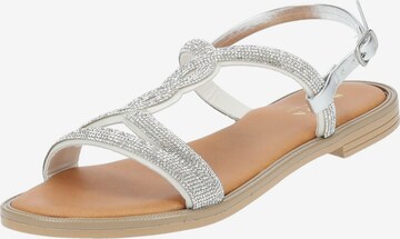 SCAPA Sandals in Silver: front